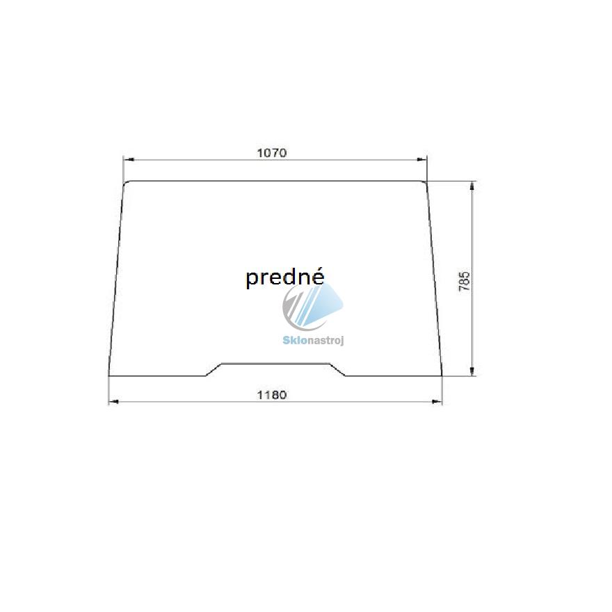 Claas Cergos 330 335 340 345 350 355 predné sklo