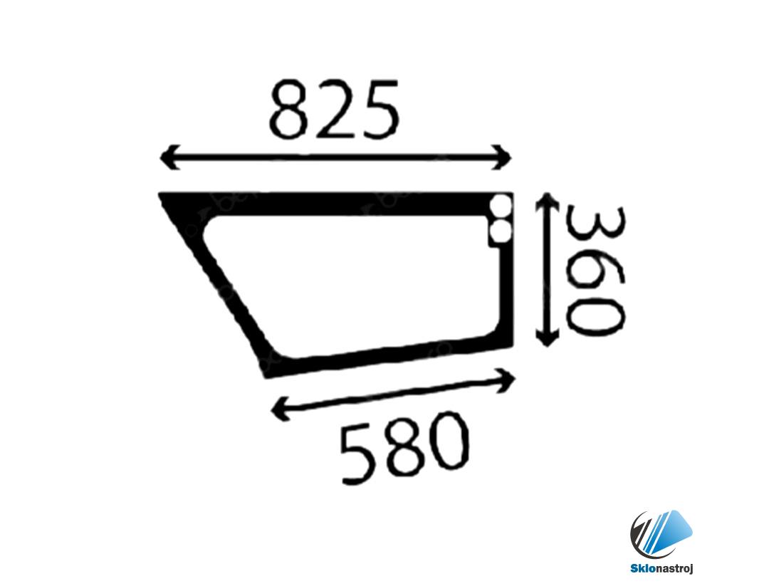 Merlo P25.6 P28.8 P32.6 P34.10 P34.7 P36.10 P36.7 P37.12 dverové dolné sklo 